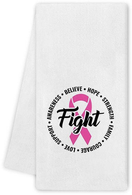 Noaleviax Breast Cancer Kitchen TOWEL 타월s - Fight Gifts MotivatiON 온al GIRL 걸s Tough StrON 온g HAN, Noaleviax Breast Cancer Kitche