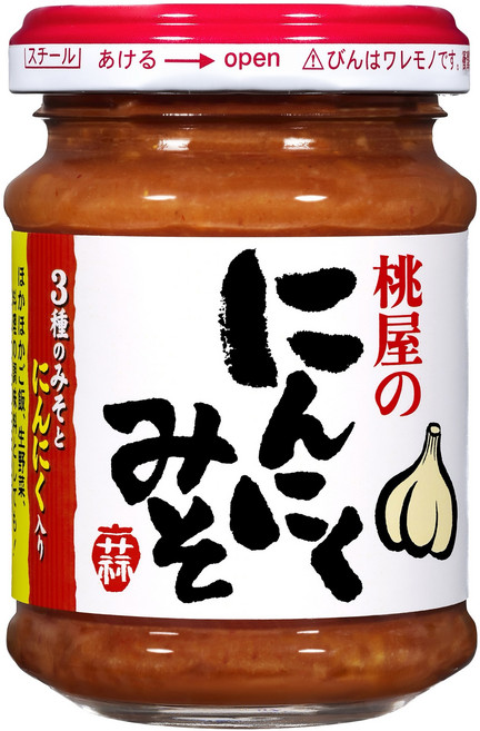 桃屋 日本大蒜味噌包飯醬 100g 醬油, 1個