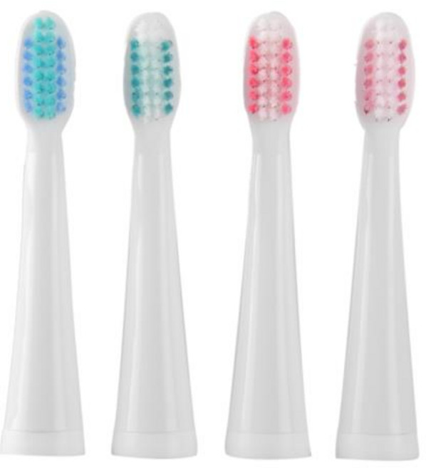 전동 칫솔 헤드 음파 충전식 4 시간 고속, 01 coral pink, 1개