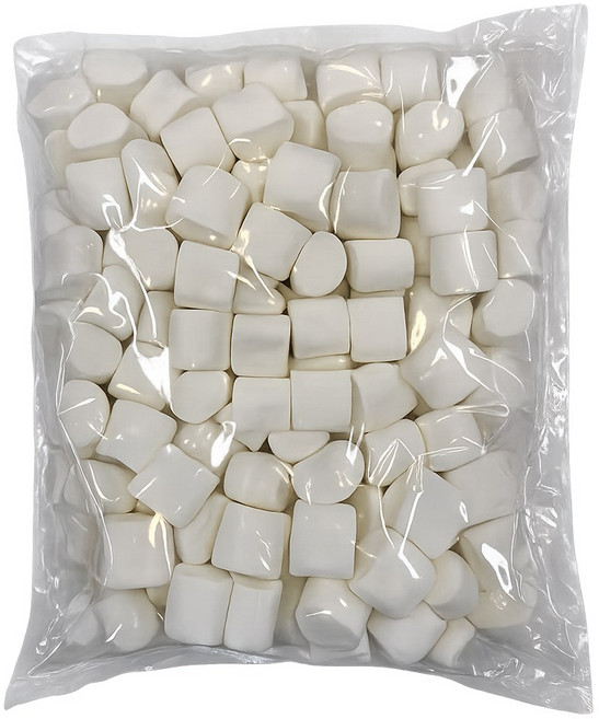 화이트 빅 마시멜로우 두쫀쿠 바베큐용 재료, 1kg, 1개