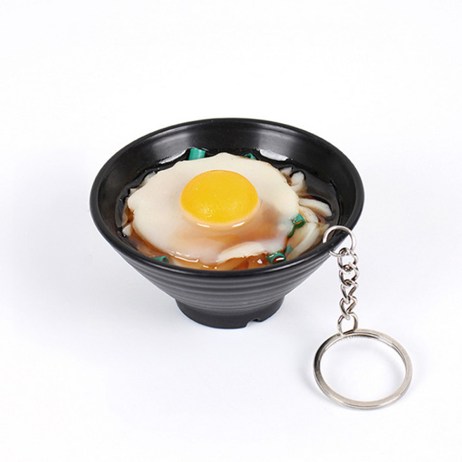 치프몰 냄비요리 미니어쳐 열쇠고리, 1개, 계란 국수