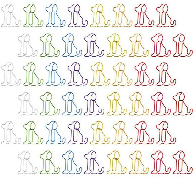 앉아있는 디자인 금속 종이 클립 플래너 북마크 클램프 교과서 작업 파일 귀여운 사무용품 참신함, 1개