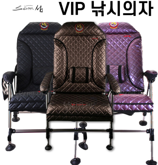[Som] 섬 프리미엄 VIP 낚시의자, 브라운, 1개