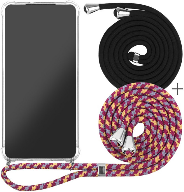 더조은셀러 아이폰15 프로 맥스 플러스 목걸이 케이스 줄 컬러 10종