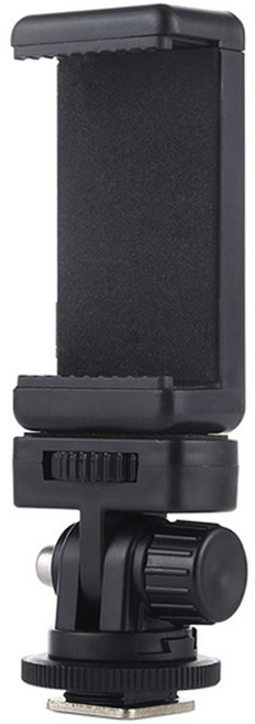 스튜디오 촬영 장비 스마트폰 홀더 카메라 장착 핫슈 마운트 거치대, 1개