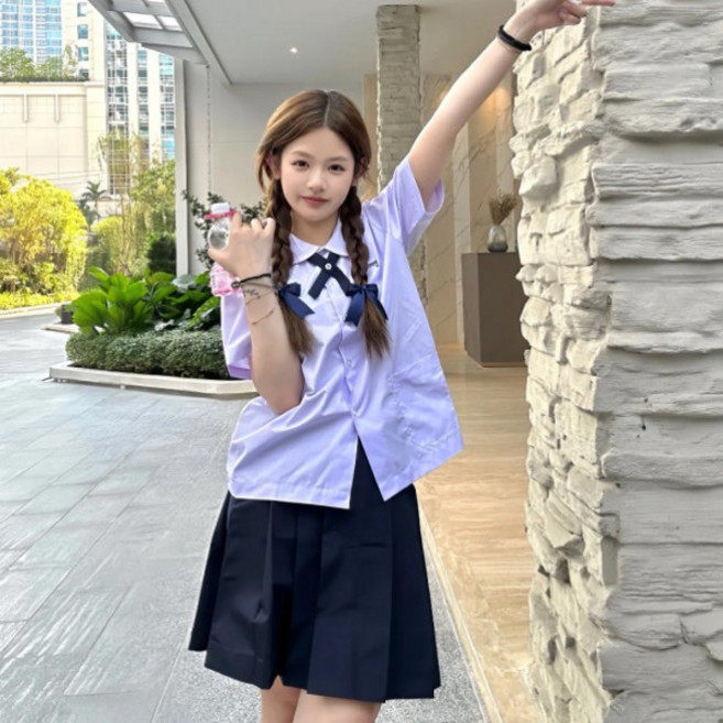여성 태국 대만 교복 빅사이즈 세라복 졸업사진 코스프레 유니폼