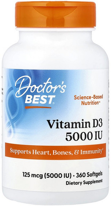 닥터스베스트 비타민 D3 5000IU(125mcg) 360정, 1개