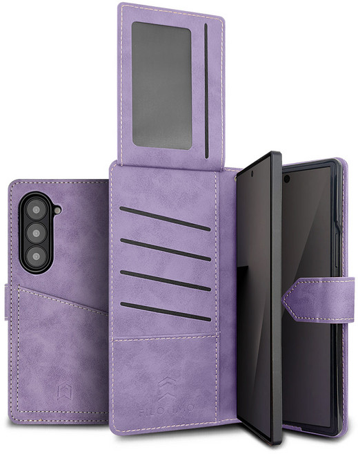 필로티모 갤럭시 Z폴드 3 4 5 6 7 후면포켓 지갑형 다이어리 케이스