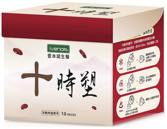iVENOR 十時塑 纖桃茶 10包/盒, 1個, 孅豆茶, 10個裝, 2.5g
