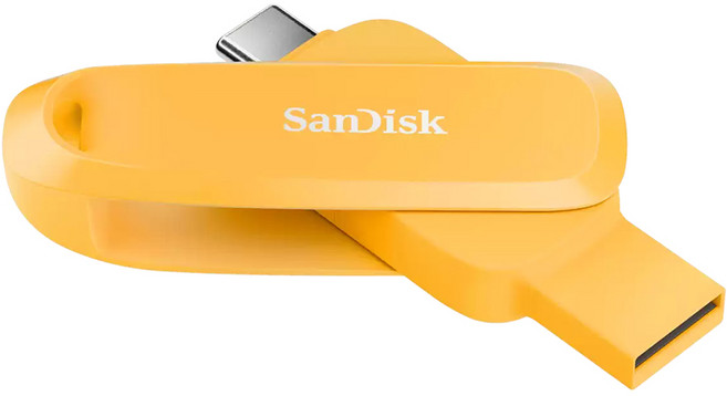SanDisk 晟碟 Phone Drive DDC6 黃色 Type-C OTG 隨身碟, 128GB, 1個