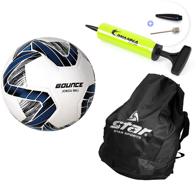 비바스포츠 바운스 족구공, BOUNCE(바운스)+아이워너펌프+스타공가방, 1개