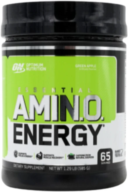 [Optimum Nutrition] 에센셜 아미노 에너지 파우더 그린애플 65 서빙 585 g, Green Apple, 1개, 585g - 쿠팡