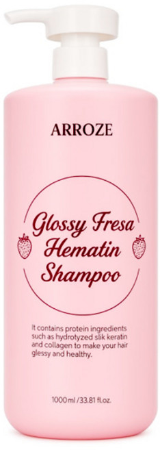 아로즈 글로시 프레샤 헤마틴 샴푸 수분 영양 헤어케어, 1kg, 1개