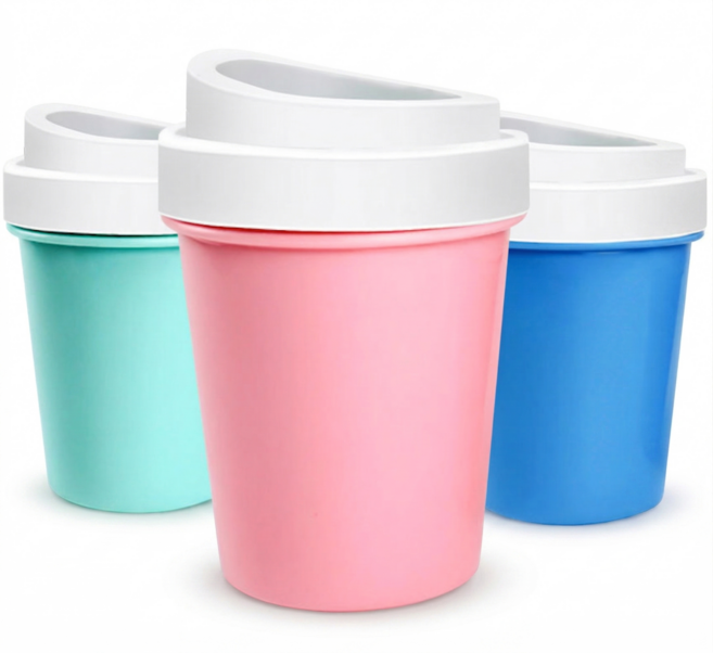 강아지 고양이 반려동물 실리콘 발세척기 발닦이 컵, 1개, 블루-소형