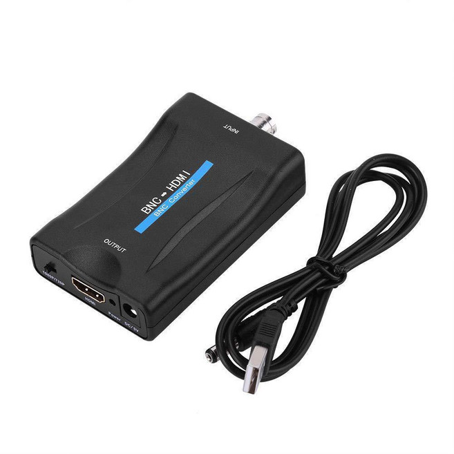 勁祥科技 BNC轉HDMI 1080P 視頻轉換器 監控攝影機適用, 1個, 主機組