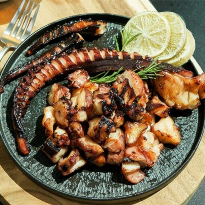 혼술 오징어장족 대왕오징어 가문어 통족, 400g, 3개