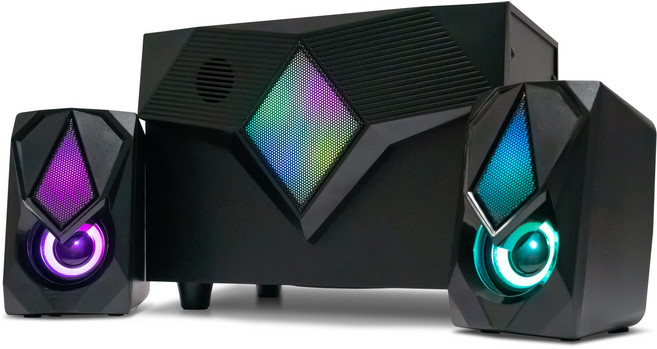 지군 GS4000 2.1CH RGB LED 우퍼 스피커, 단품