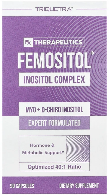 Triquetra Health Femositol® Inositol Complex 90 Capsules, 1개 - 쿠팡