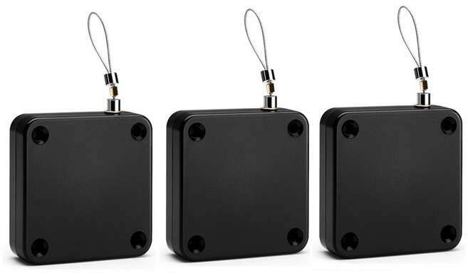 홈데코레 장력 1200g 와이어도어클로저 자동문닫힘 블랙, 3개