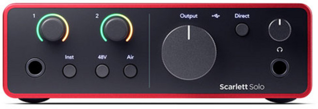 Focusrite Scarlett Solo 4세대 스칼렛 솔로 오디오인터페이스
