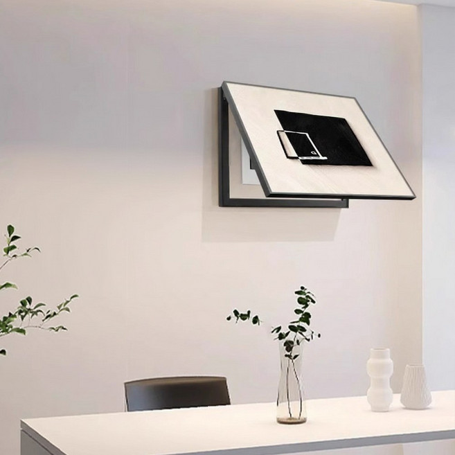 오누아집 두꺼비집 가리개 액자, 1개, B 아이보리