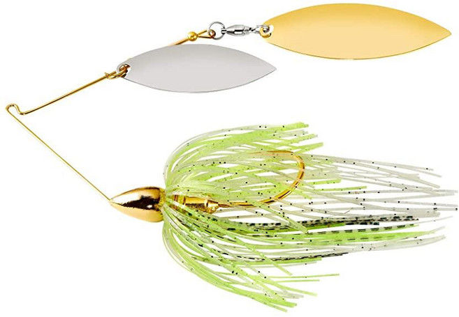 War Eagle Custom Lures WE38GW34 3/8 더블 윌로우 골드 프레임 햇빛 가리개 181754, 스팟 리무버