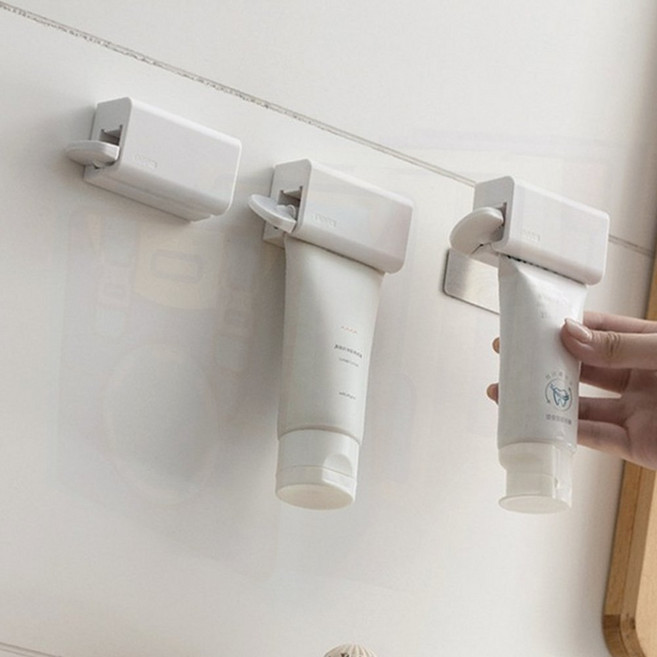 심플 회전 치약짜개 알뜰 디스펜서 튜브짜개 욕실, 1개