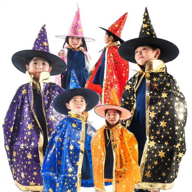 별무늬 망토 모자 세트(아동)