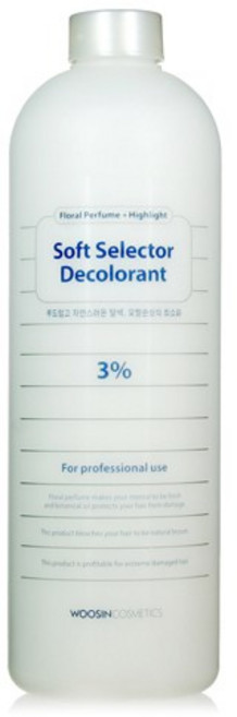 우신 소프트 셀렉터 3% 산화제, 3개, 1L