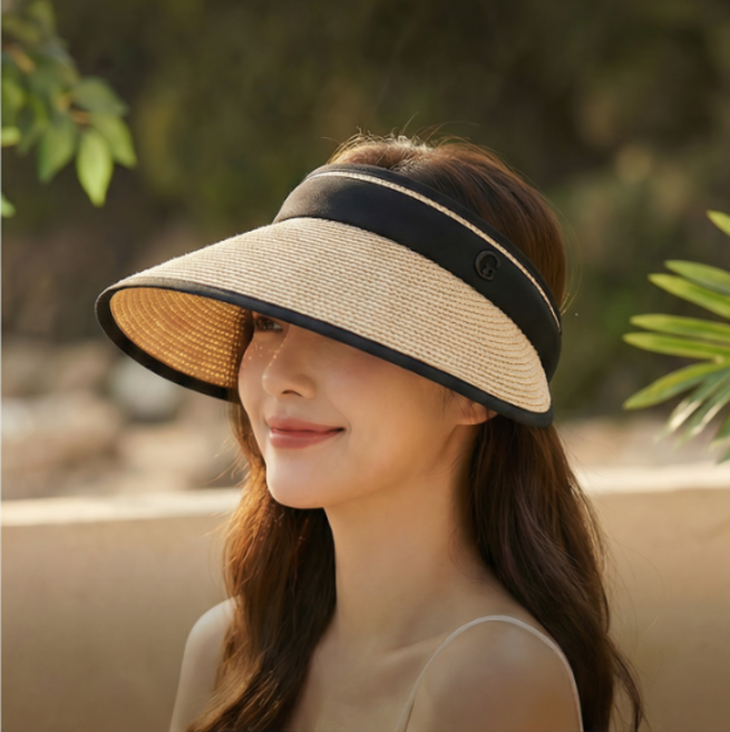 라탄무드 라탄 돌돌이 썬캡 자외선차단 여름모자