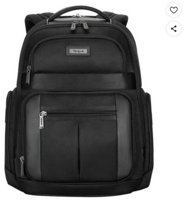 타거스 15-16" Mobile Elite Backpack TBB618GL, Black, 1개