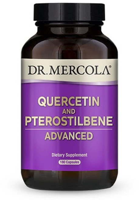 DR. MERCOLA 槲皮素紫檀芪進階配方膠囊, 180顆, 1罐