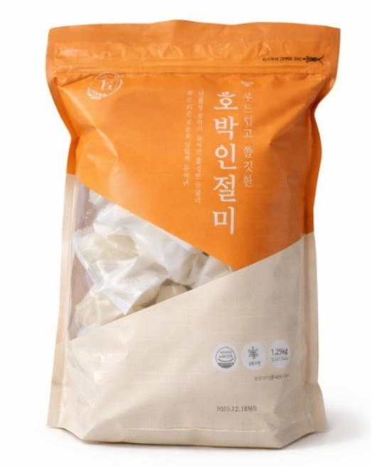 창억 달지않고쫄깃한 호박인절미 창억떡집최고메뉴(50gX25개), 1.25kg, 1개