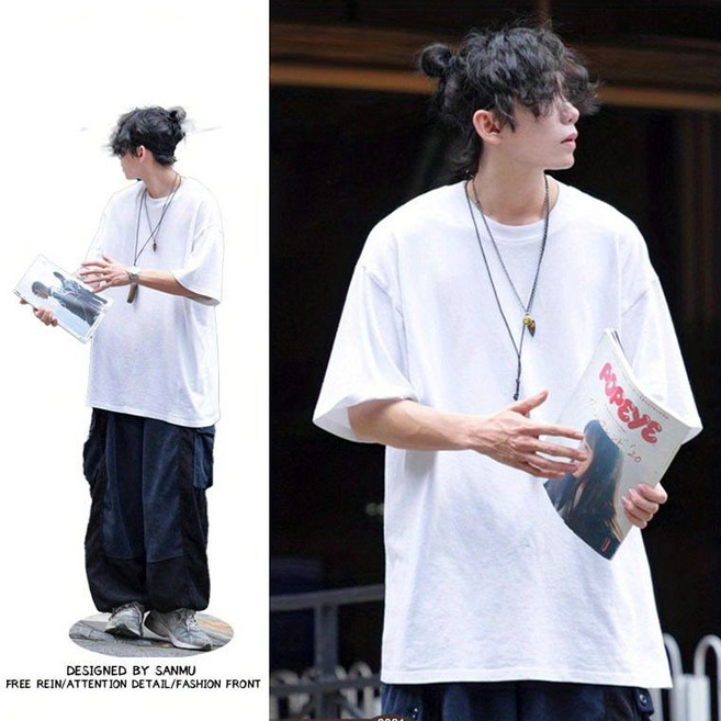 日系春秋復古條紋襯衫男女寬鬆百搭休閒學院長袖工裝襯衣