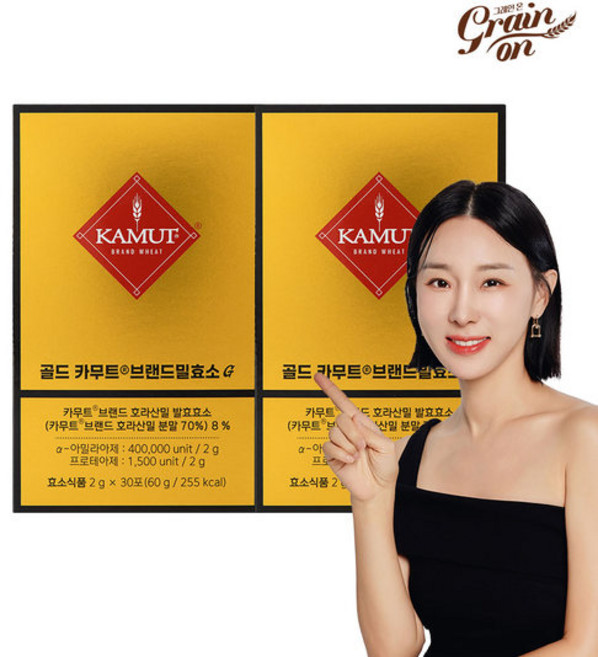 그레인온 골드카무트효소G 30포 2개, 90g