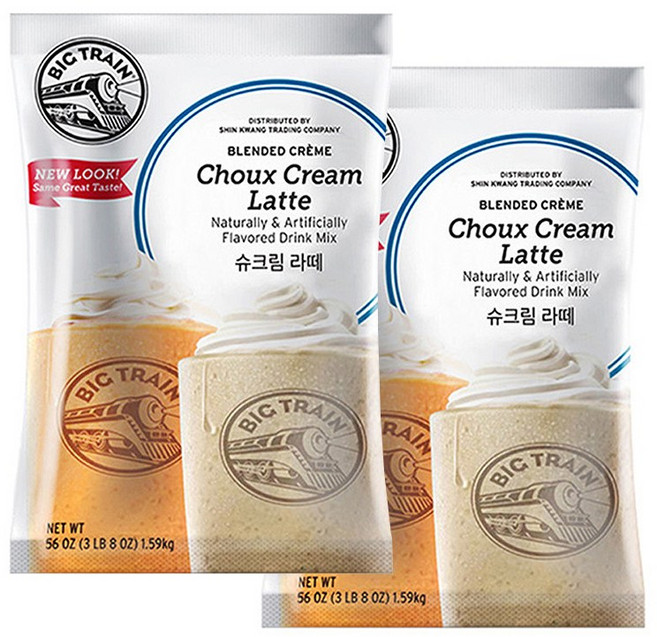 빅트레인-슈크림라떼1.59kg x2, 1.59kg, 1개입, 2개, 1.59kg