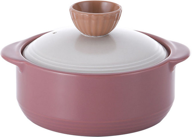 네오플램 밸리로즈 내열자기 16cm 브라운 18cm 핑크 전골 22cm 뚝배기, 1개