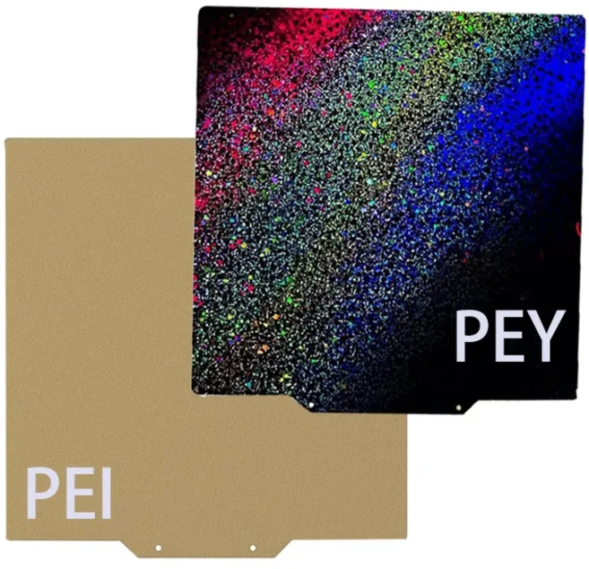 양면 텍스처 PEI 및 매끄러운 빌드 플레이트 229x257mm 울티메이커 2 3D 프린터용 스프링 스틸 유연한, 01 PEI and PEY, 02 With Base