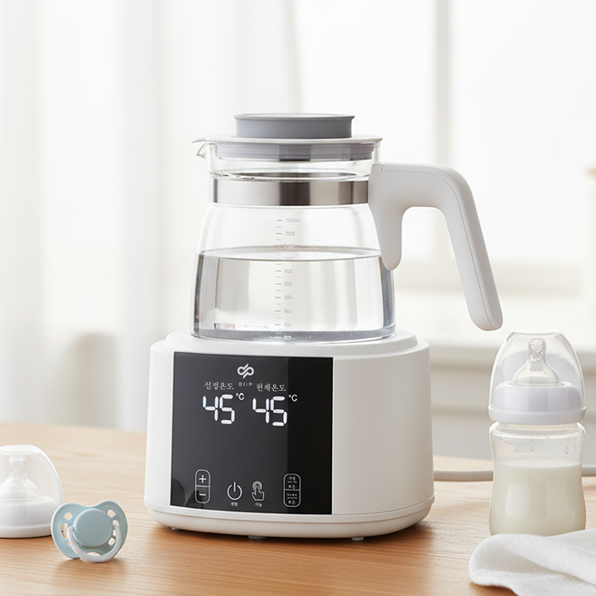 디프 스마트 원터치 분유포트 영구 보온 살균 유리 보온포트, 8122