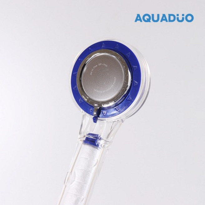 샤워플러스 아쿠아듀오 SF-700 절수&정수 녹물제거 샤워기(클리어), 1개