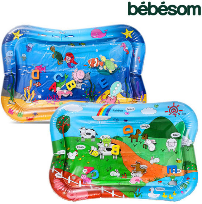 유아용 놀이 워터매트 촉각완구, 혼합색상, 1개