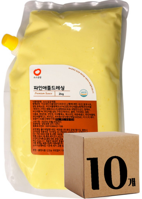 파인애플 드레싱 (2Kg 10개), 2kg, 10개