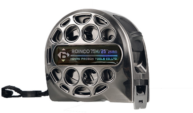 로인코 스테인리스 공업용 펀칭 방수 줄자 7.5m * 25mm, 1개