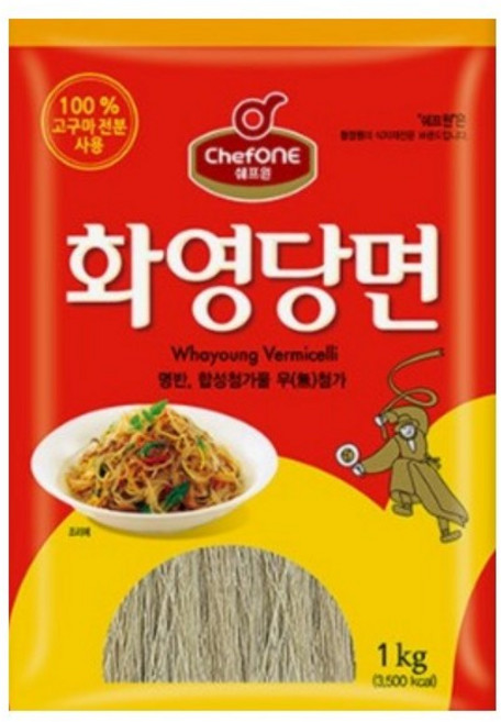쉐프원 화영당면 1kg, 7개