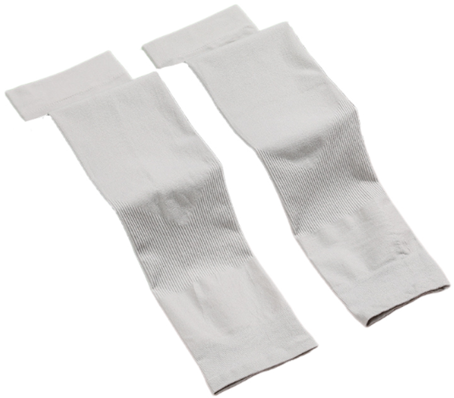 QIONIWEAR 防曬冰絲袖套 抗UV涼感運動袖套 機車自行車袖套, 灰色【露指款】, 1個