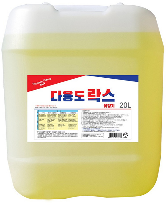 꽃향기 담은 다용도락스 20L, 1개