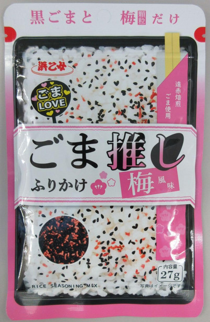 하마 오토메 참깨 추어 뿌려 매화 맛 27g × 10 개