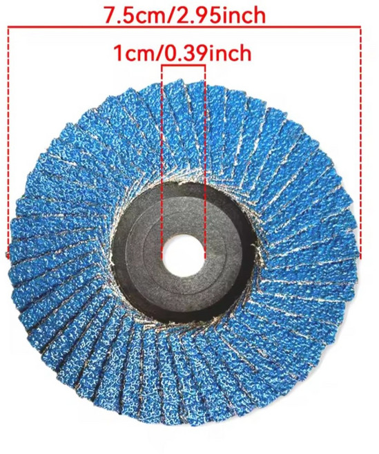 3인치 그라인더 샌딩 디스크 #80 사포 금속 연마 밀워키 웍스 보쉬 메타보 호환, 1개