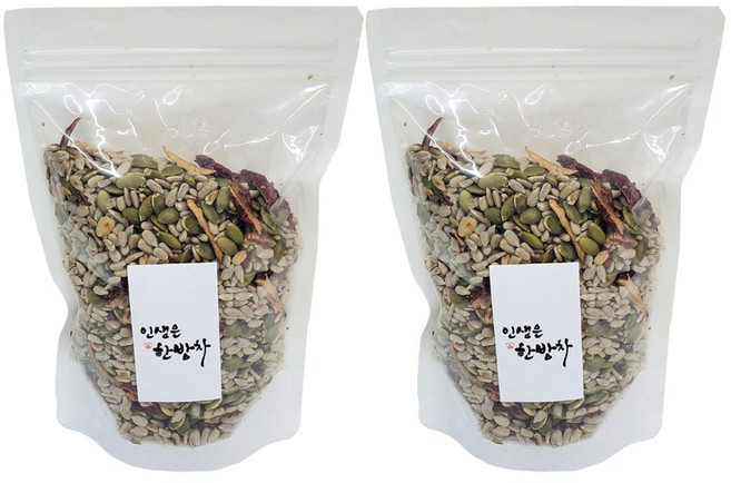 수제 쌍화차 고명 300g 쌍화차 만들기 재료 견과류, 2개, 1개입
