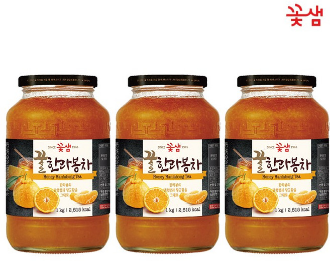 꽃샘 꿀한라봉차, 1kg, 1개입, 3개